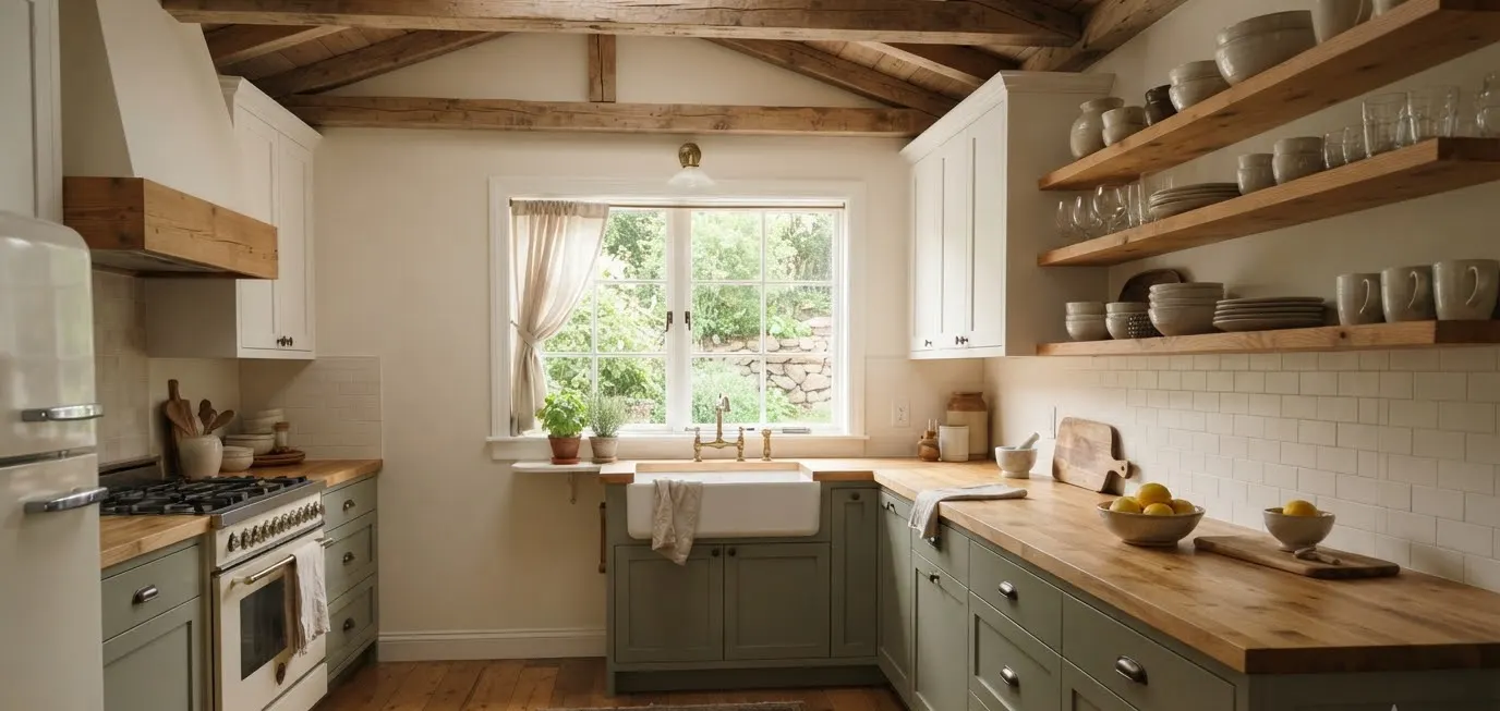 26 Charming Green Cottage Kitchen Ideas To Inspire Your Next Remodel