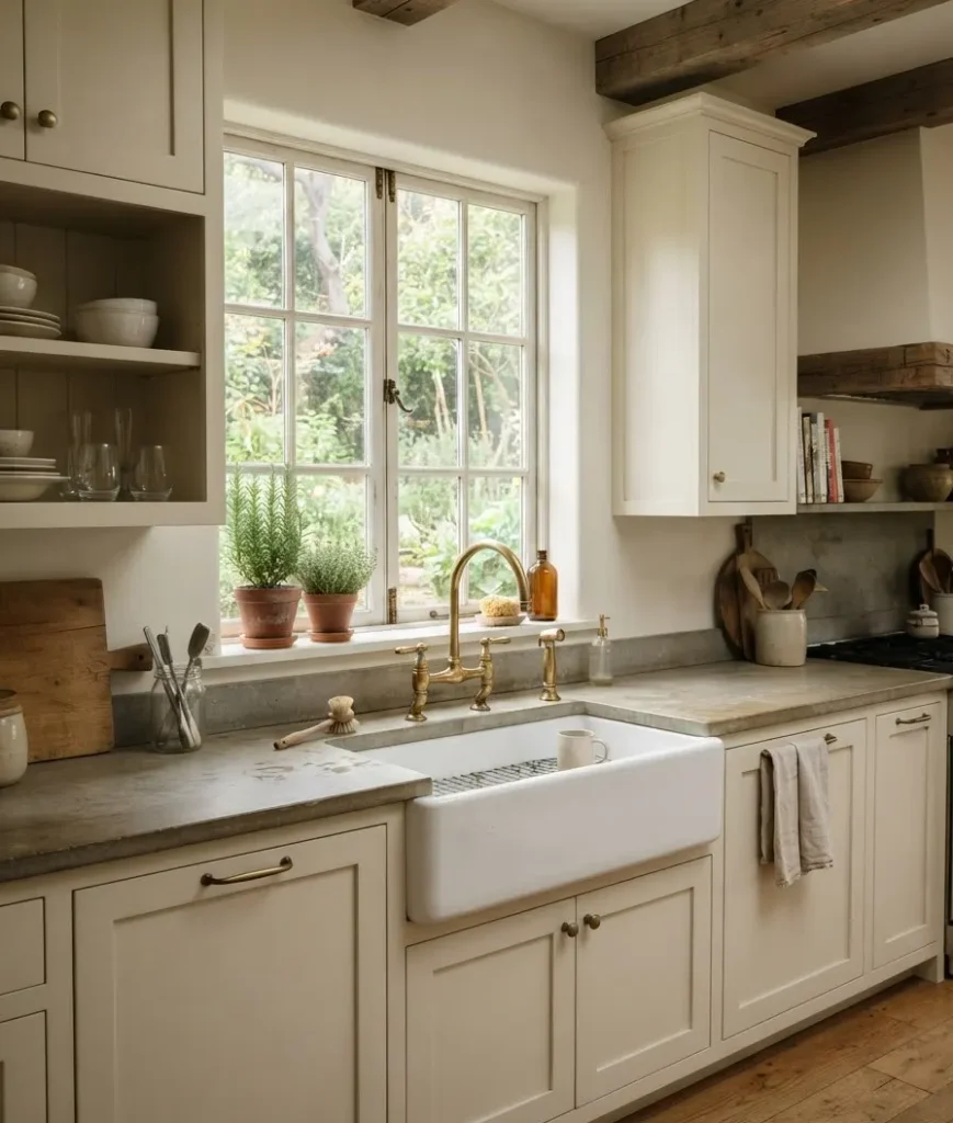 Add a bridge faucet with