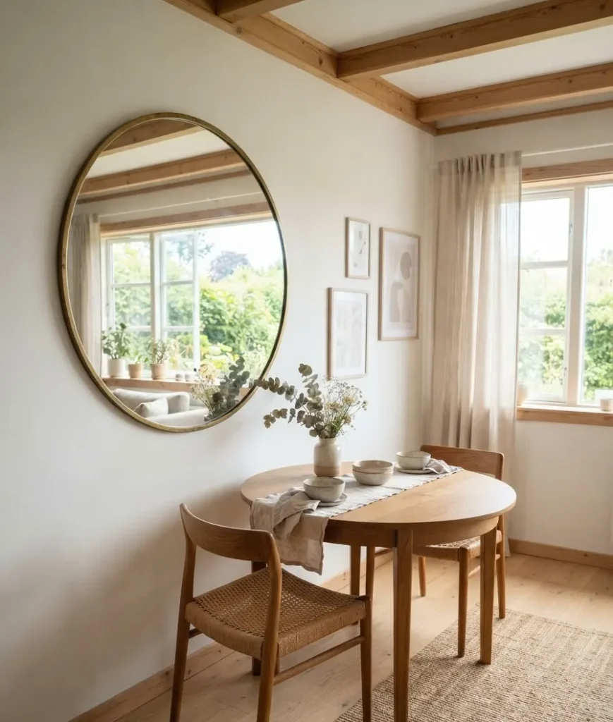 Add a mirror near your dining area