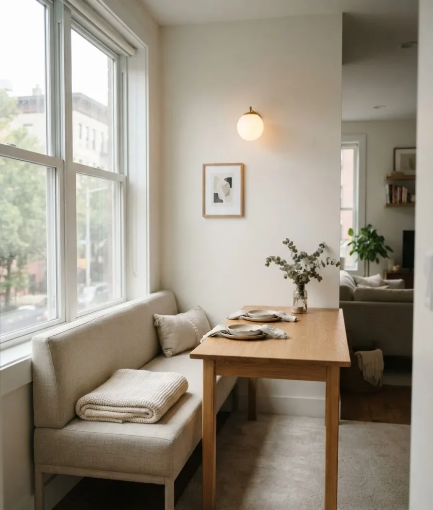 Benches beat chairs for flexibility