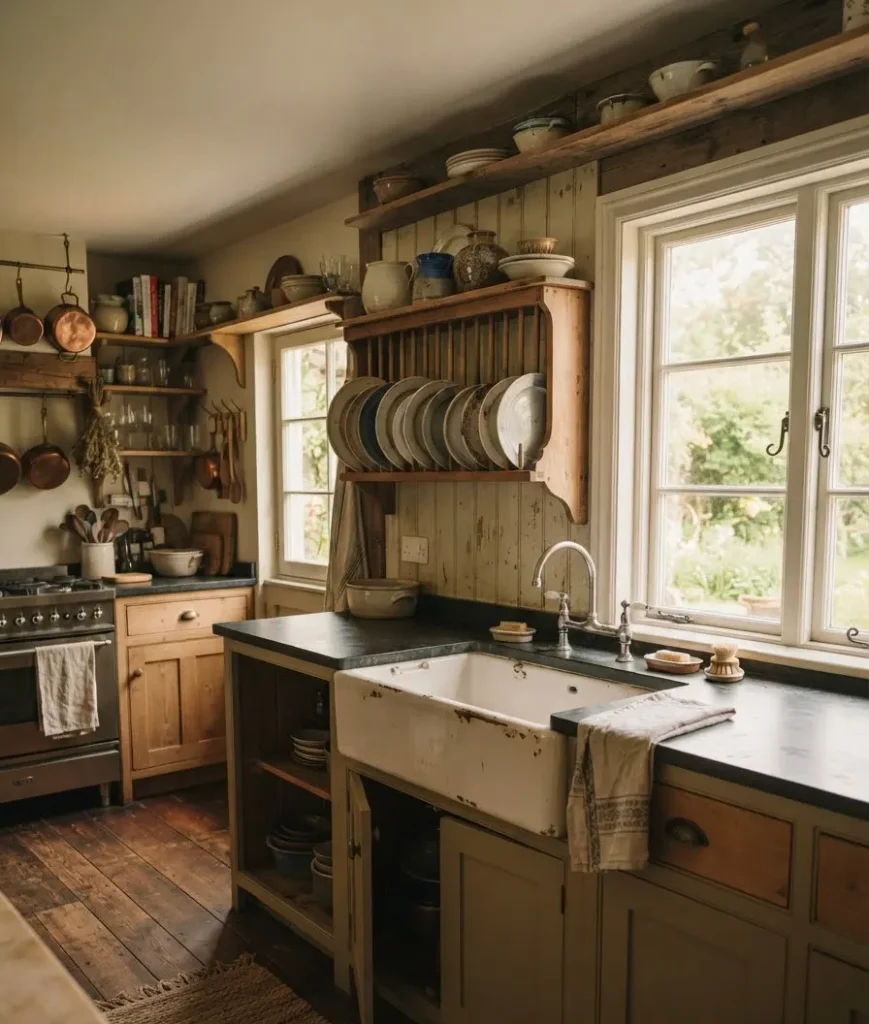 Build in a plate rack