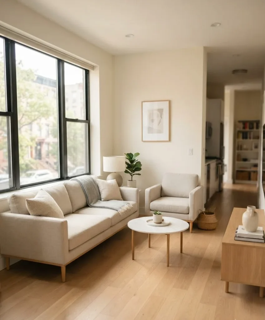 Choose furniture with visible legs.