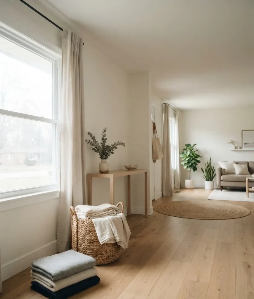 Declutter before you decorate anything