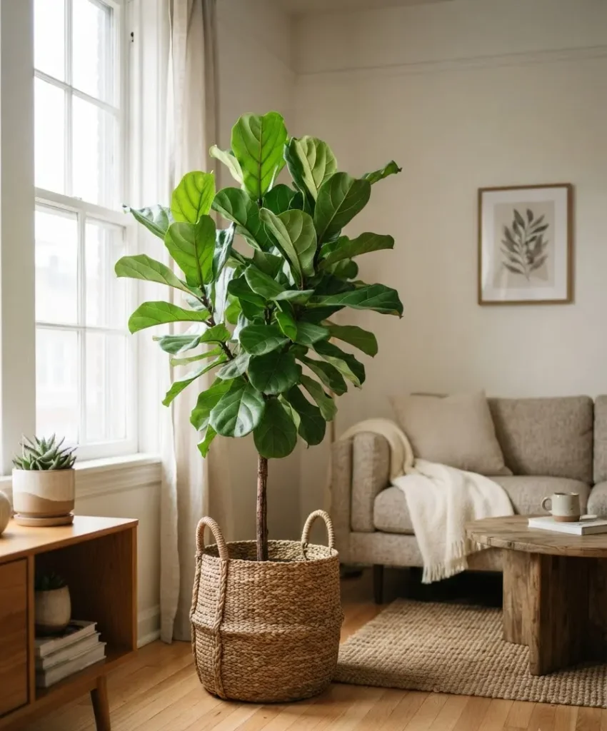 . Draw the eye up with tall, leafy