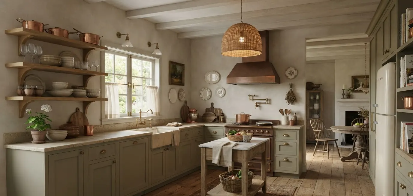 European cottage kitchen