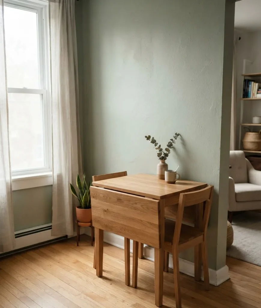 Get a drop-leaf table