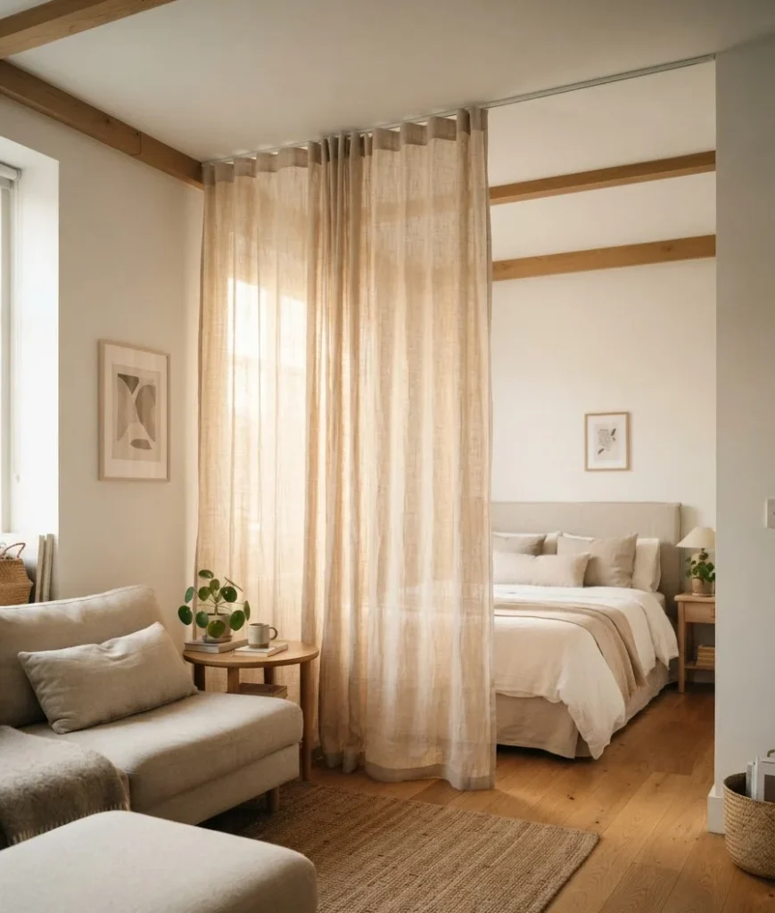 Hang a curtain instead