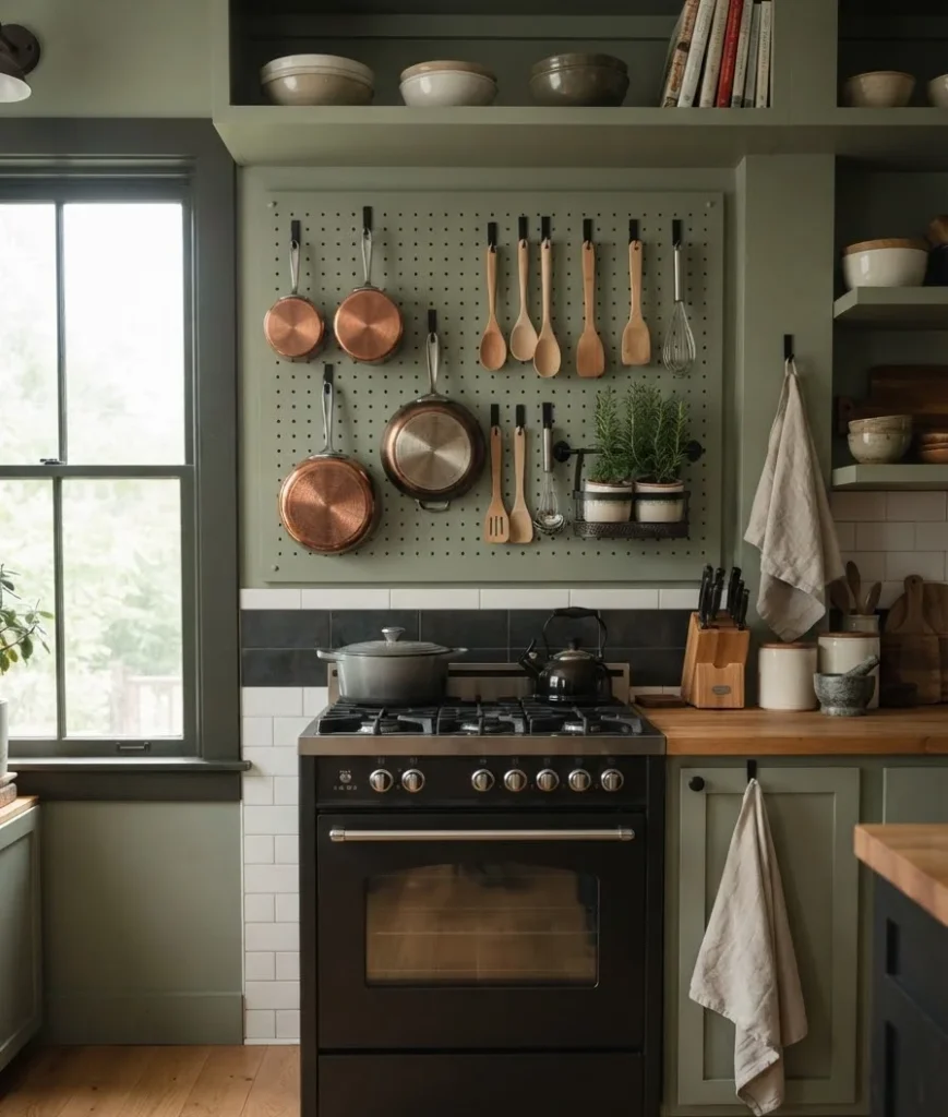 Hang a pegboard