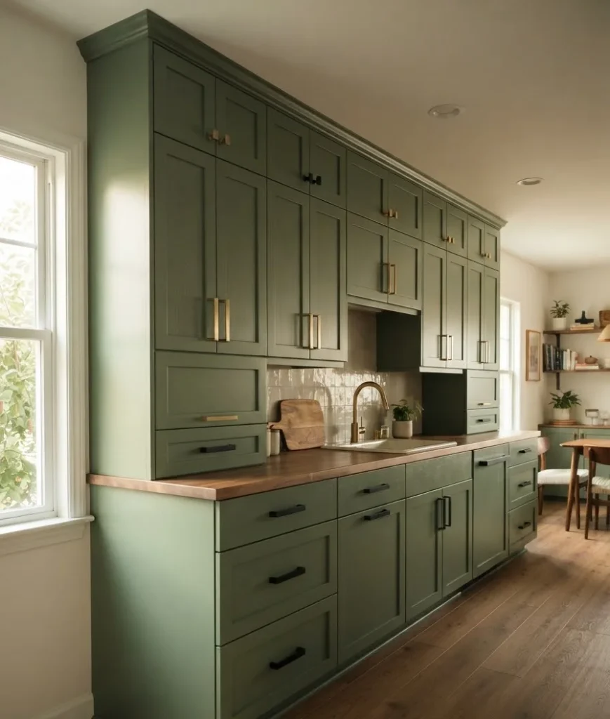 Mixing two finishes