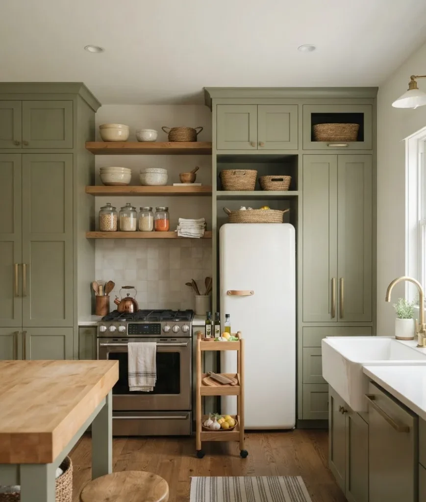 One-wall layout