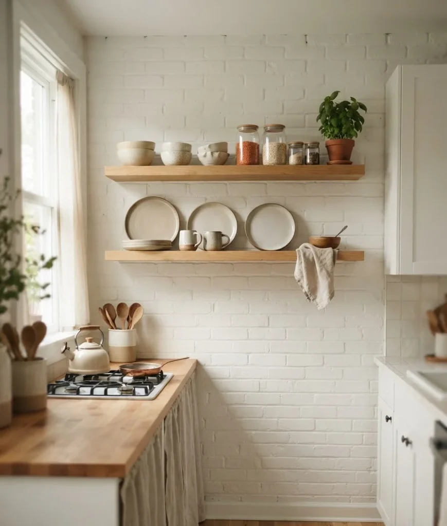 Open shelving