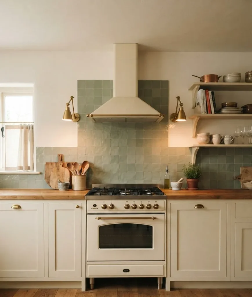  Open wall sconces flanking 