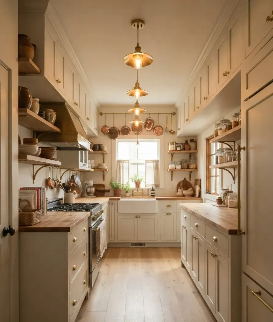One-wall layout