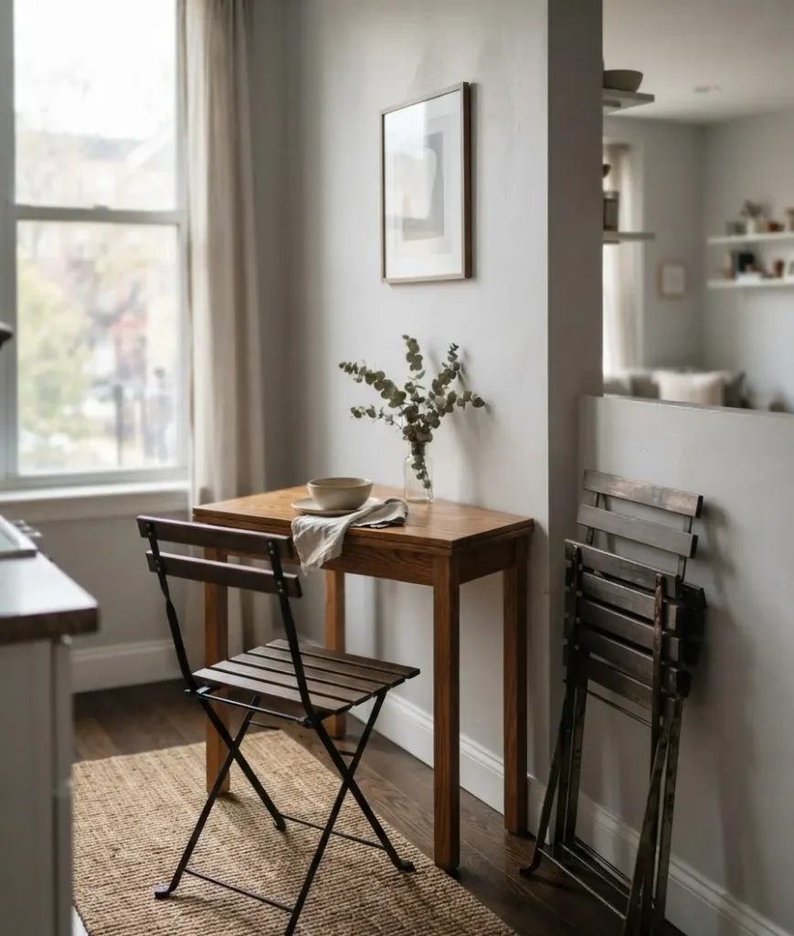 Pick chairs that stack or