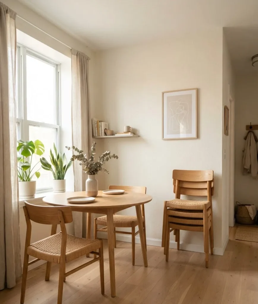 Pick chairs that stack or nest