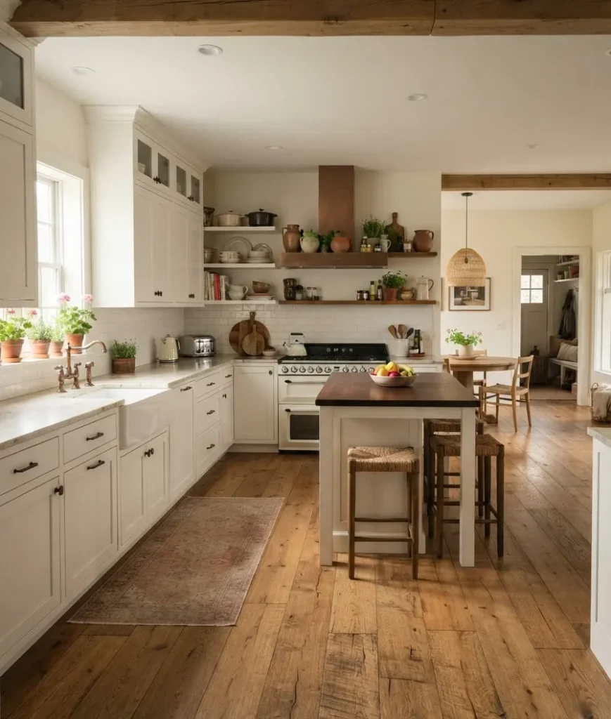Reclaimed or wide-plank