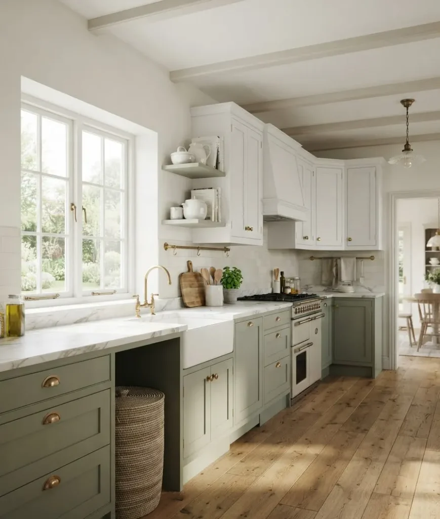 Sage green lower
