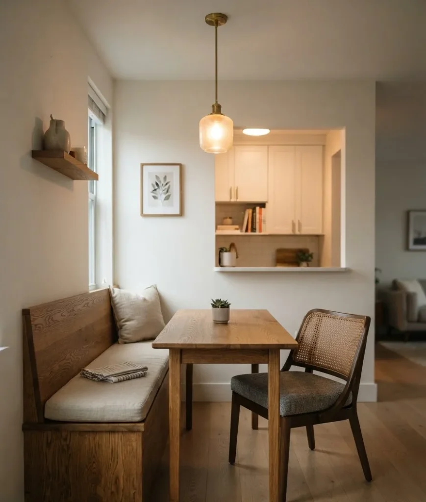 Swap chairs for a bench
