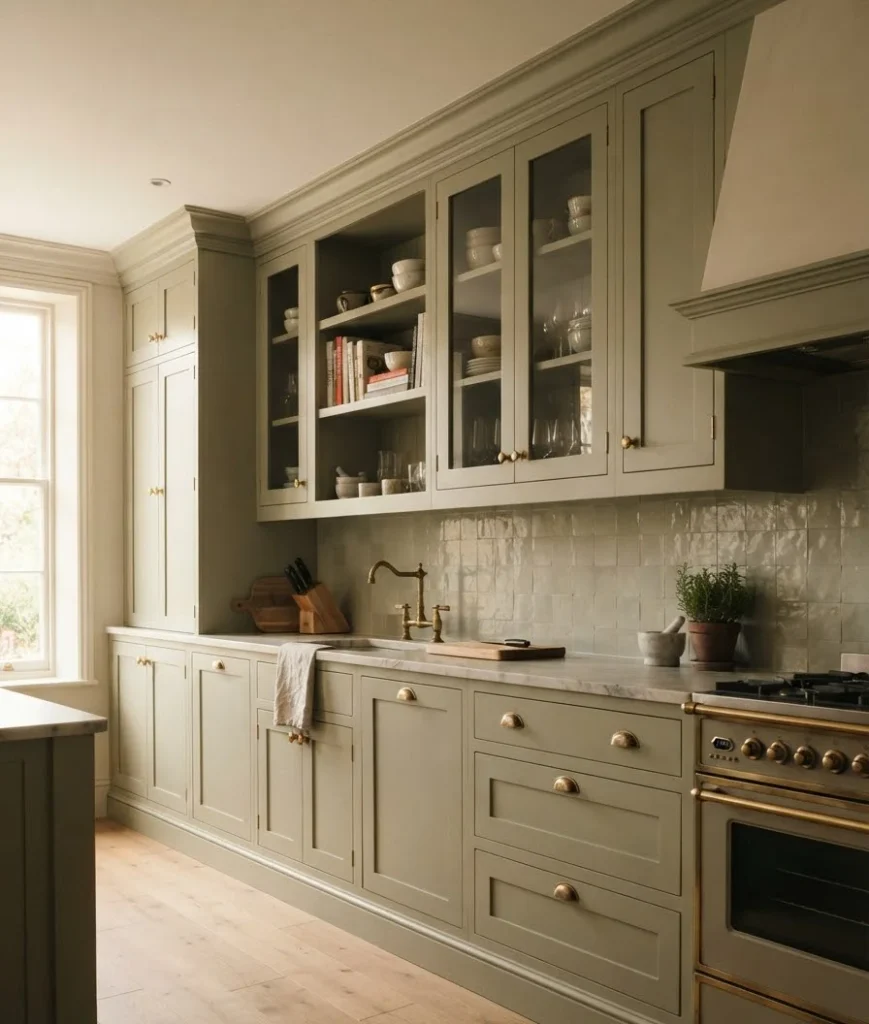 Unlacquered or aged brass hardware