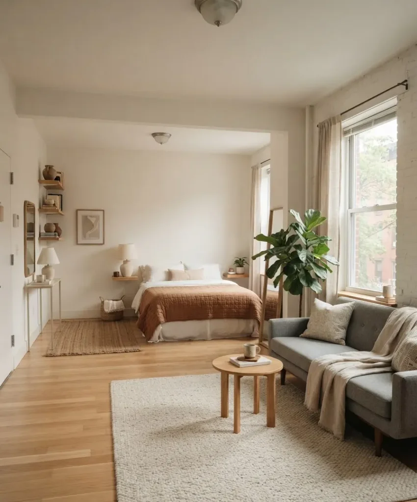 Use a rug to define separate
