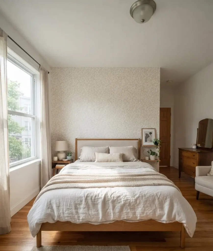 Use removable wallpaper on one