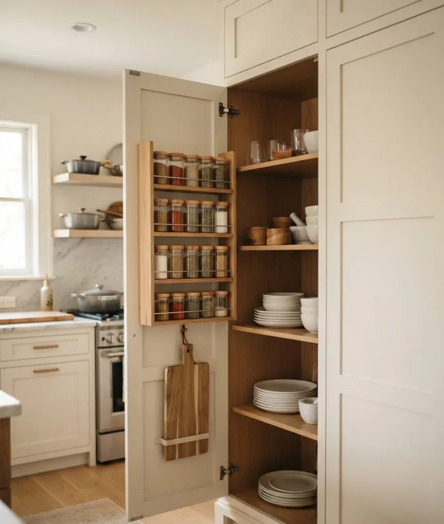 Use the inside of cabinet