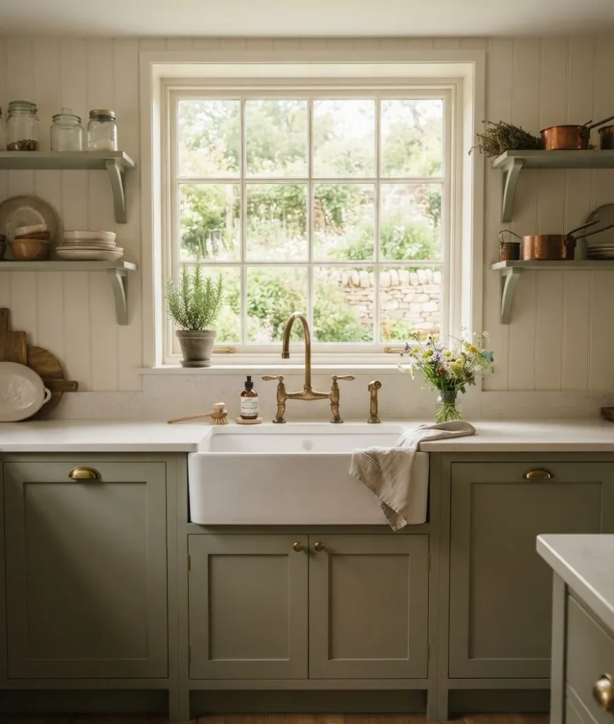 Vintage-style brass or br