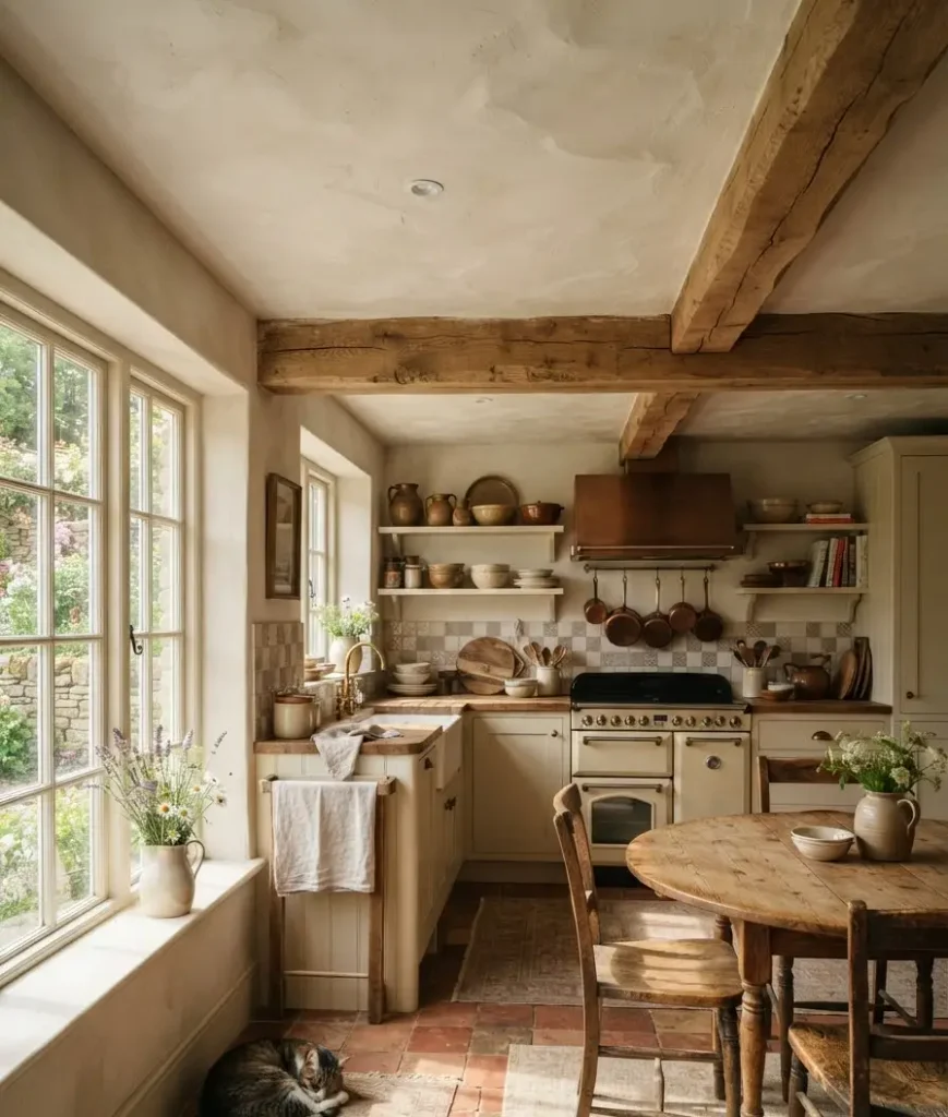 eave a slightly uneven wal