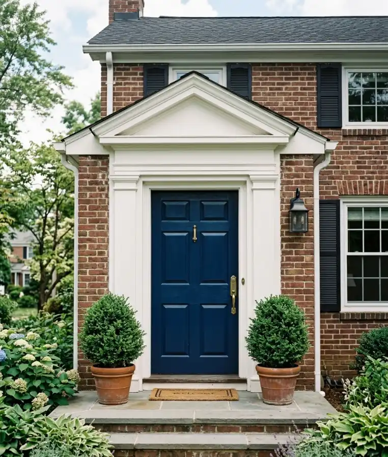 A fresh coat of paint on the door