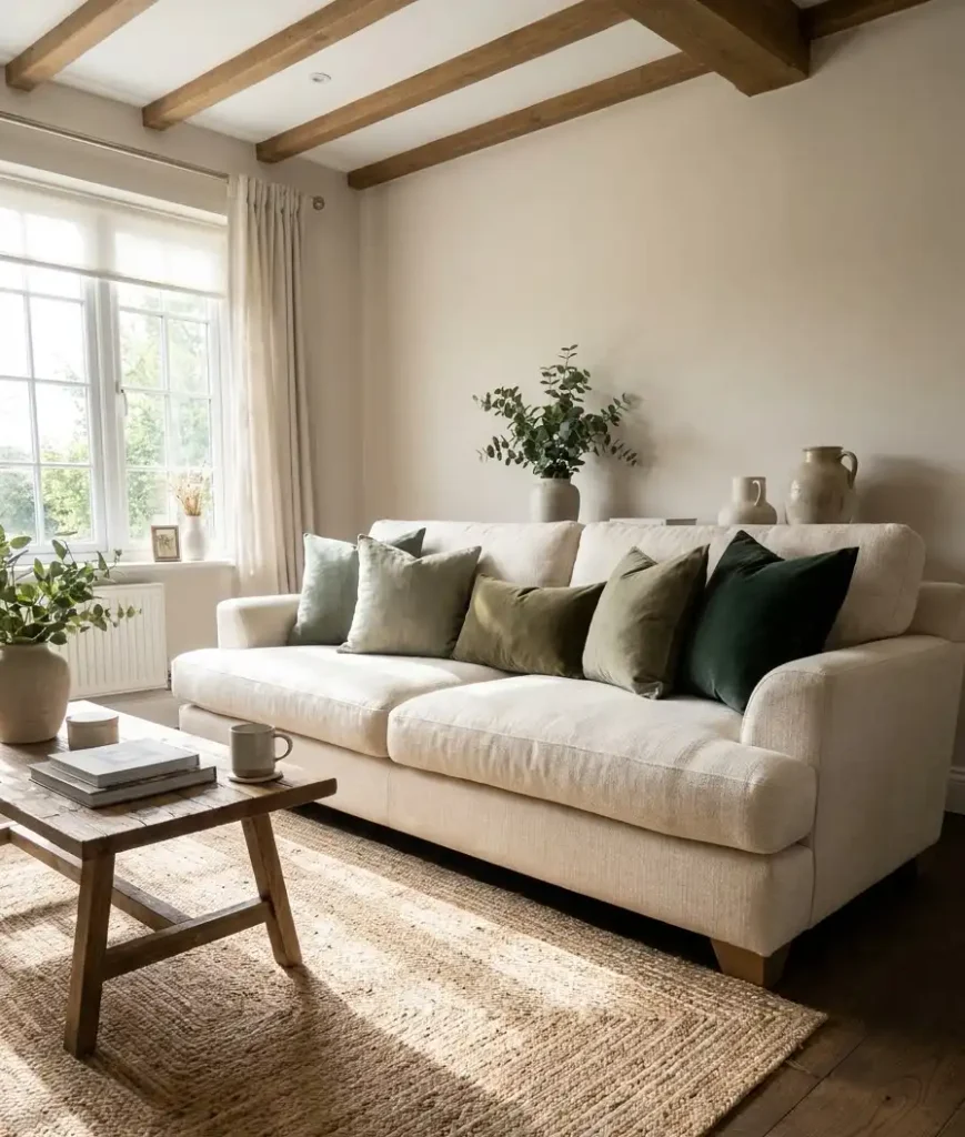 A green throw