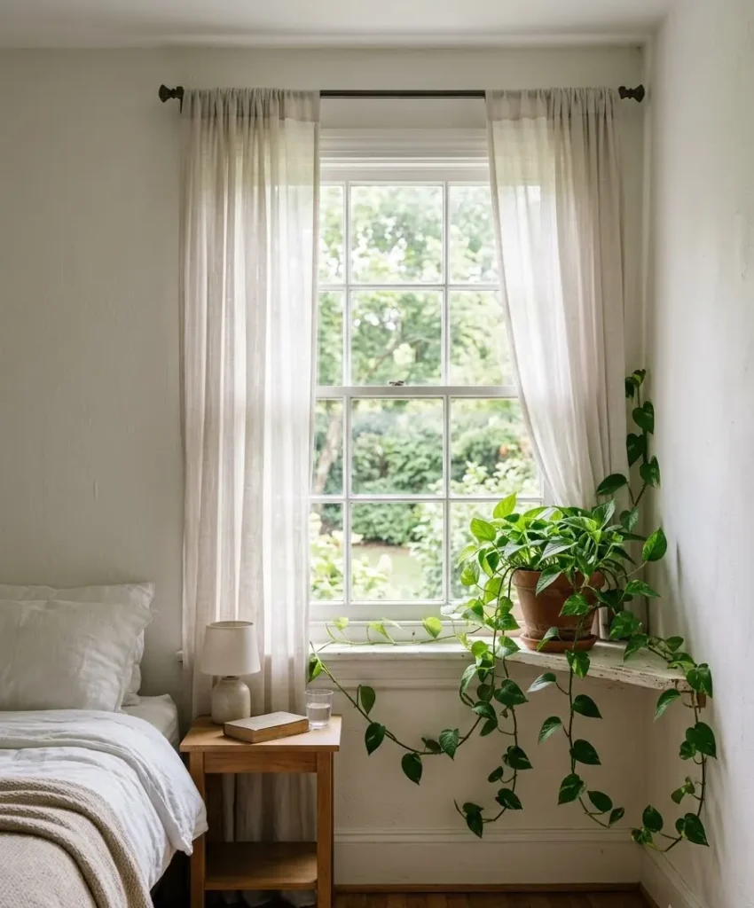  A trailing plant on the w