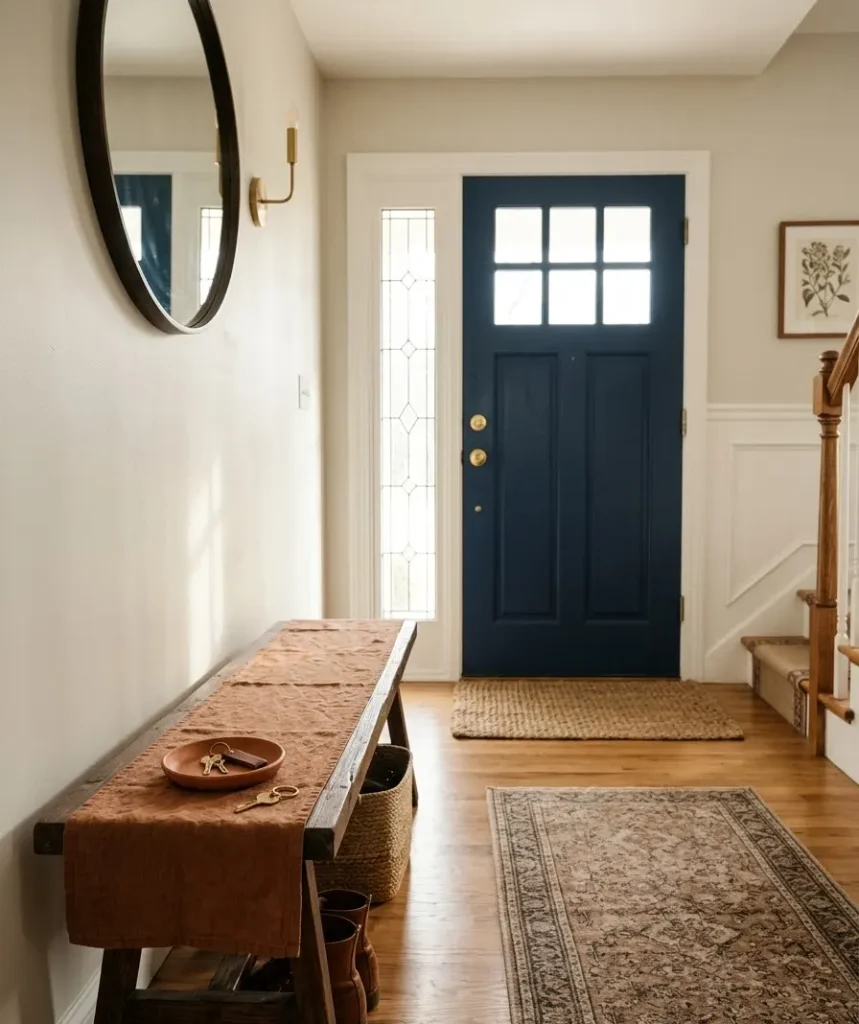 Add a bench or small table