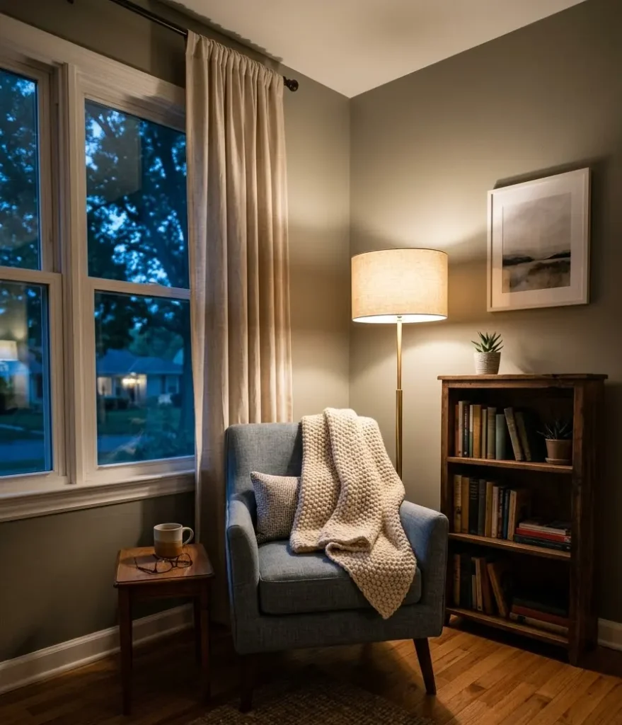 Add a floor lamp 