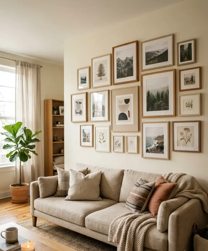 Add a gallery wall with command