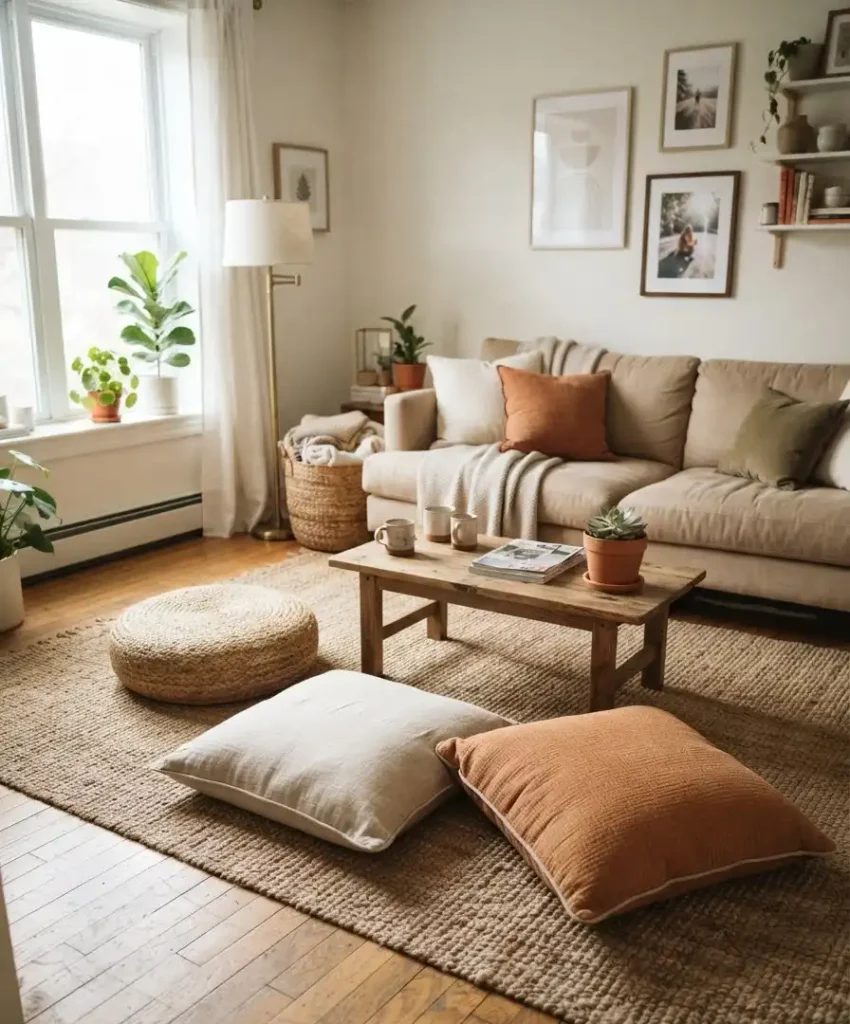 Add floor cushions