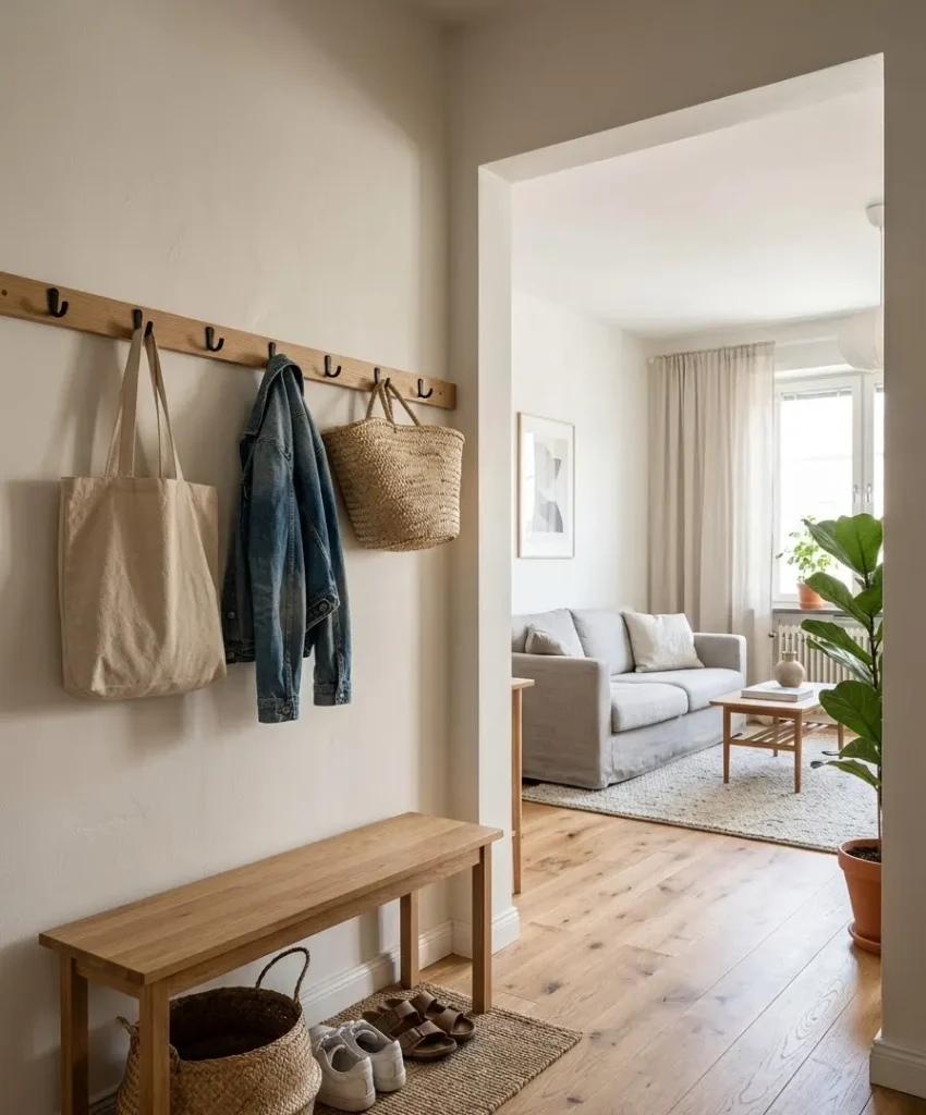 Add hooks by the door