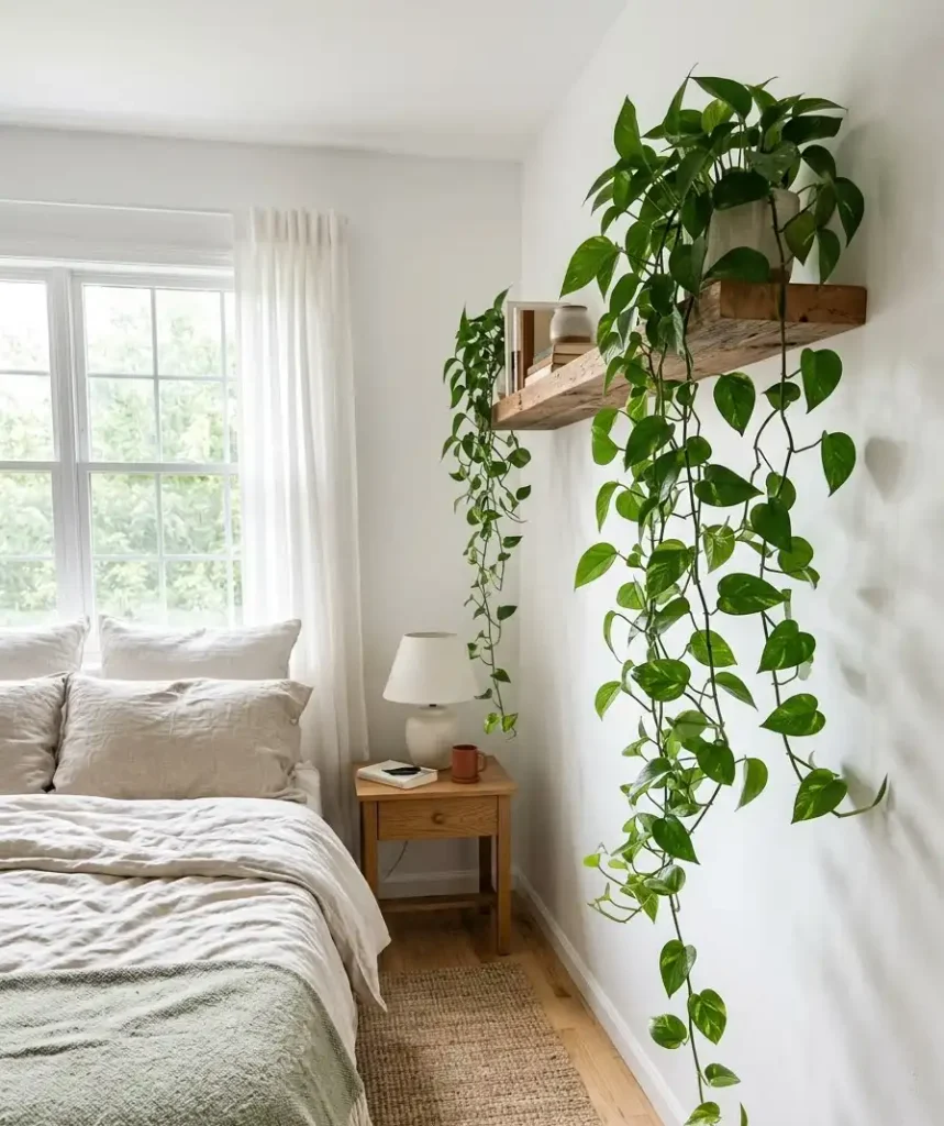 Add one leafy plant