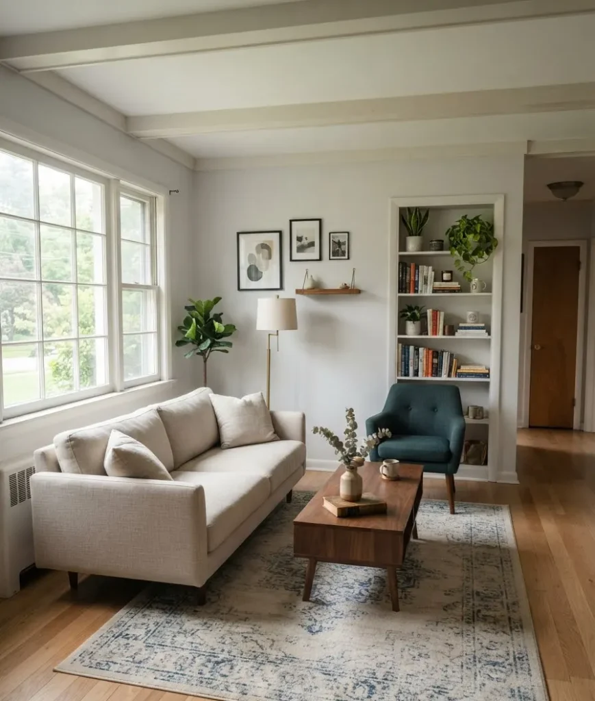 Arranging furniture to maximize flow