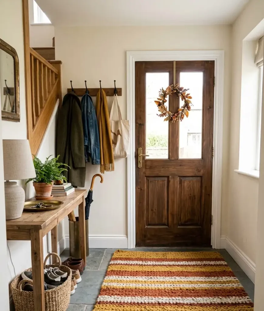 Autumn leaf door mat (indoor)