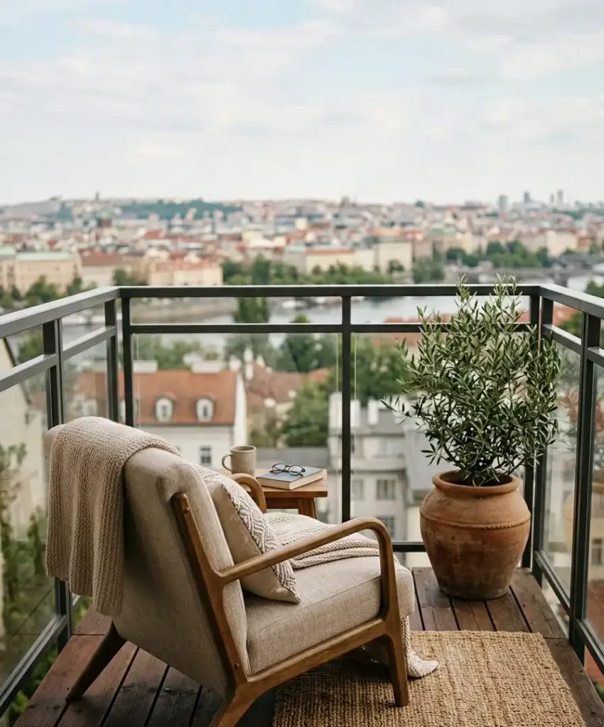 Angle your seating toward the view