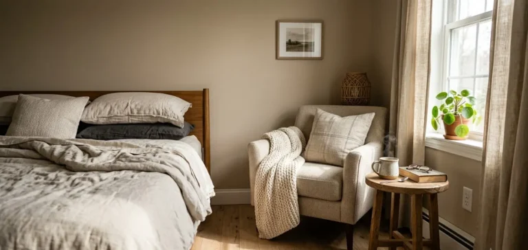 Bedroom sitting area