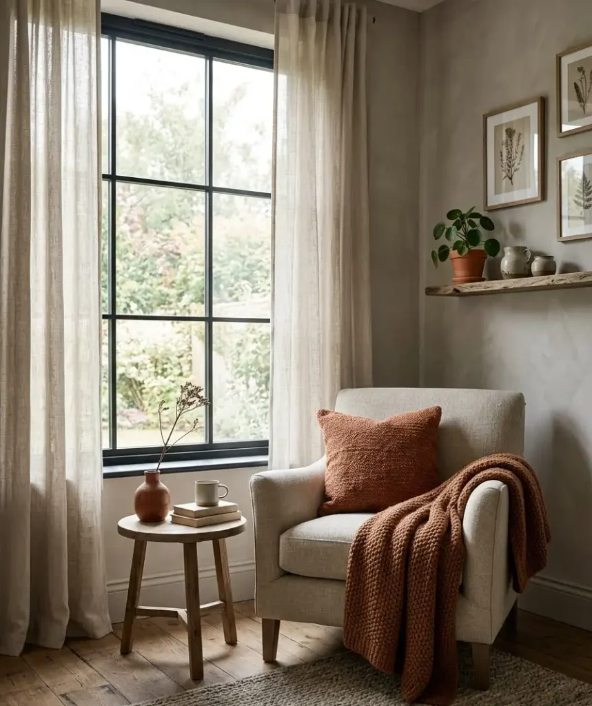 Two neutrals plus one accent