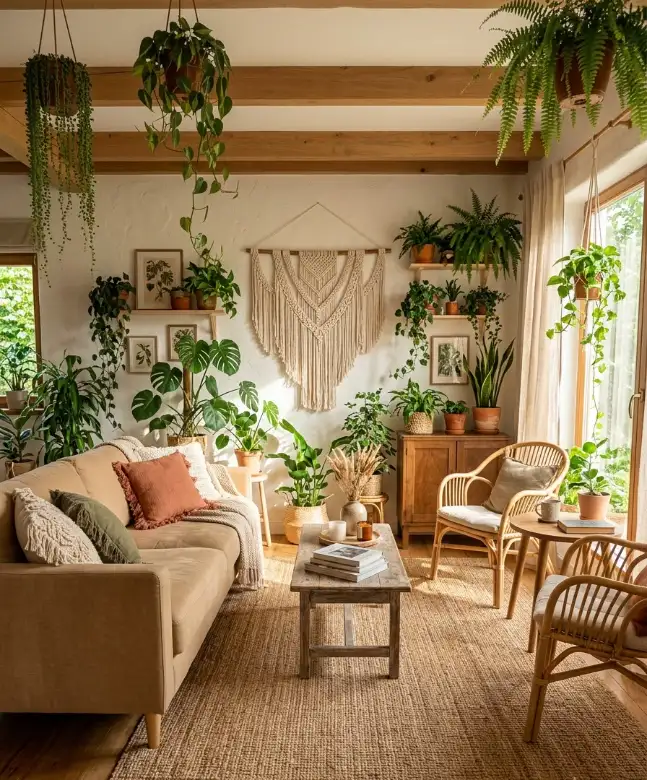 Boho living room