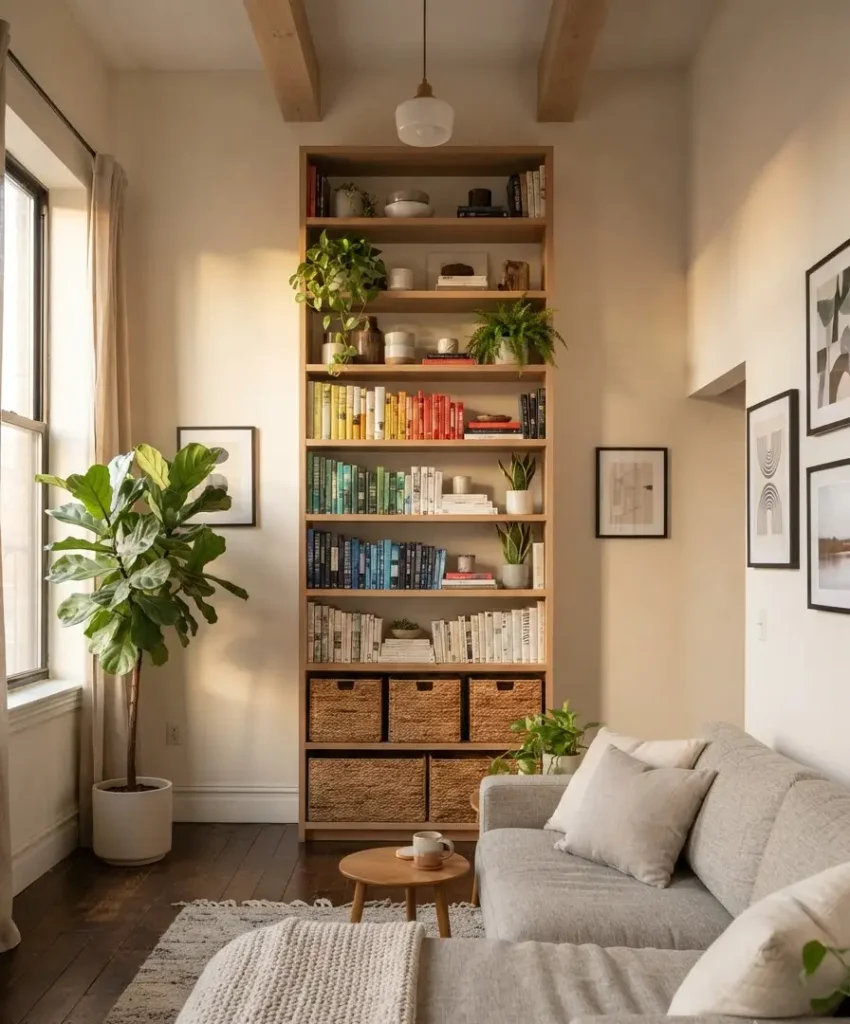 Go vertical with shelving