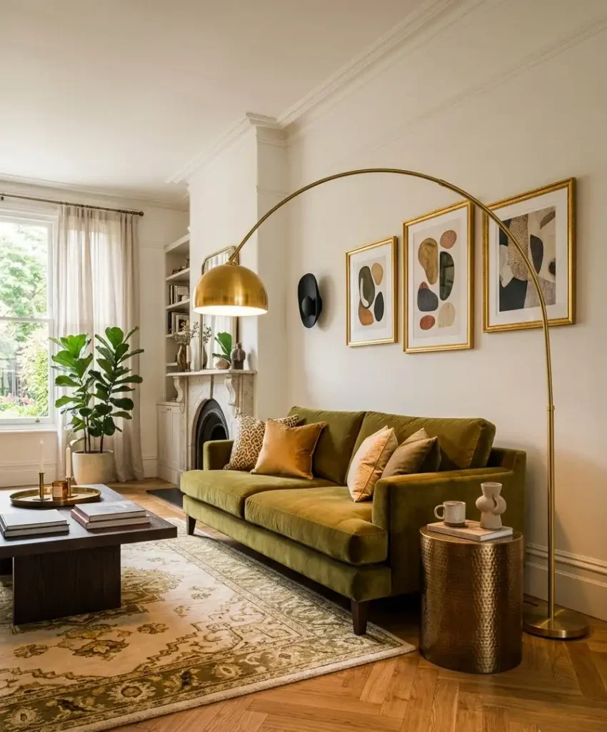 Brass and gold metals