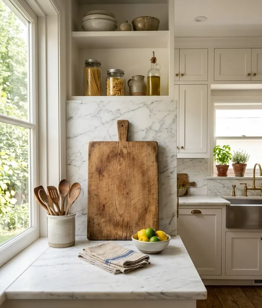 Brass or wood cutting boards