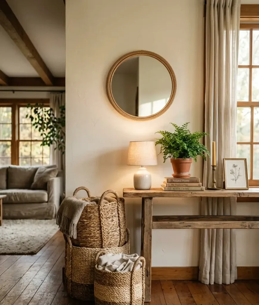 Bring in Woven Baskets