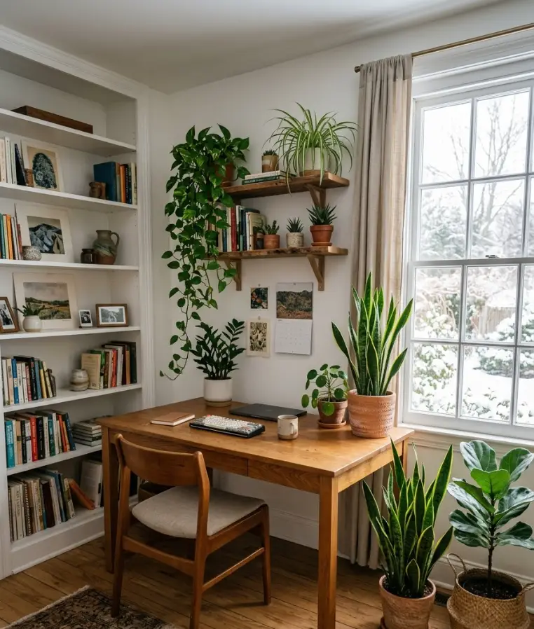Bring in real plants