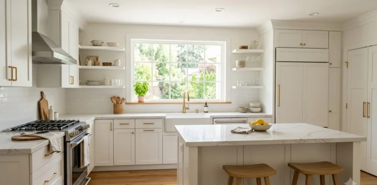 Budget-Friendly White Kitchen