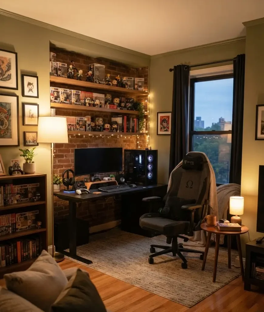 Build a small gaming or hobby corner